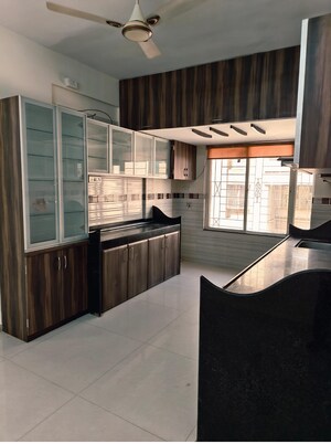 Kitchen in 3 BHK Apartment at GK Rose Icon, Pimple Saudagar – for Rent