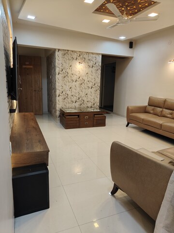 Living Room in 2.5 BHK Apartment at Abhinav Pebbles Urbania, Bavdhan – for Sale