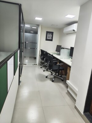 Staircase in  Office Space at Shivalik Shilp, Sanidhya – for Rent