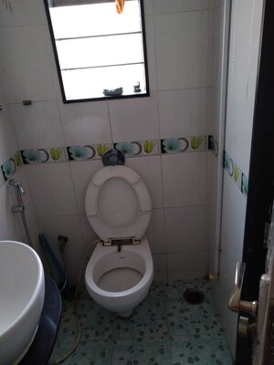 Bathroom in 2 BHK Apartment at Shree Balaji Orchard Park, Bavdhan – for Rent