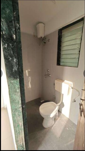 Bathroom in 1 BHK Apartment at Highland Pearl, Thane West – for Rent