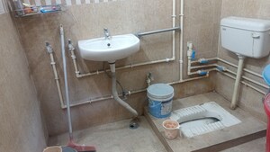 Bathroom in 3 BHK Builder Floor at Vaishali Sector 5 – for Sale