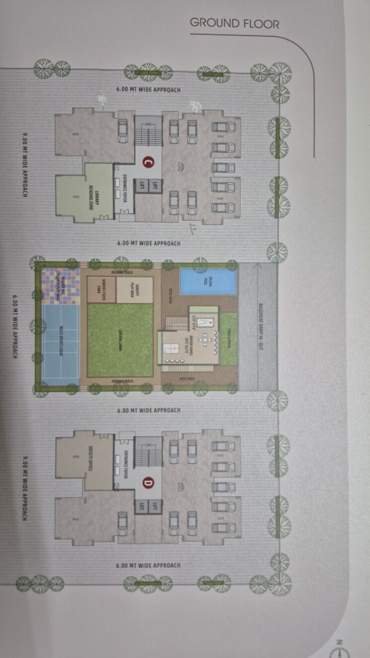 Master Plan, shela 3 Bedroom 1450 Sq.Ft. Apartment In Shela Ahmedabad 9561548