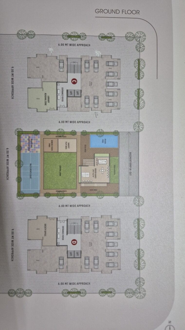 Master Plan, shela 3 Bedroom 1450 Sq.Ft. Apartment In Shela Ahmedabad 9561548