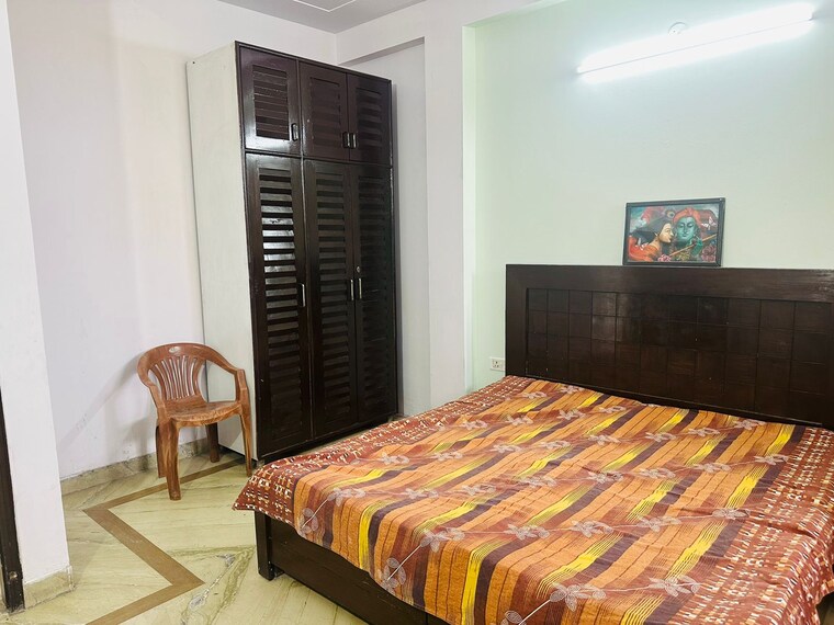 Bedroom, sector 24 1 RK 350 Sq.Ft. Builder Floor In Sector 24 Gurgaon 9561692