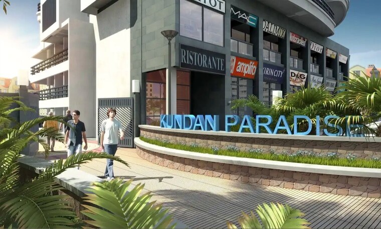 Exterior View, kundan-spaces-paradise Commercial Shop 275 Sq.Ft. In Bopodi Pune 9561604