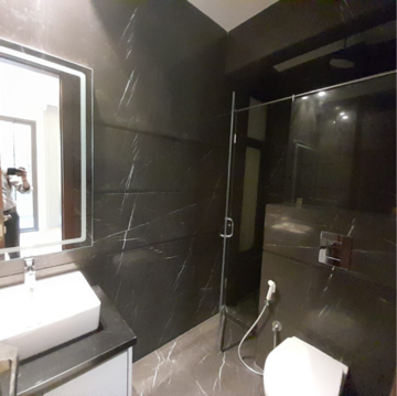 Attached Bathroom in 4 BHK Builder Floor at Boutique Residential Apartments E-3 6, Vasant Vihar – for Rent
