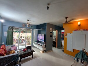 Living Room in 2 BHK Apartment at Puranik Hometown, Ghodbunder Road – for Sale