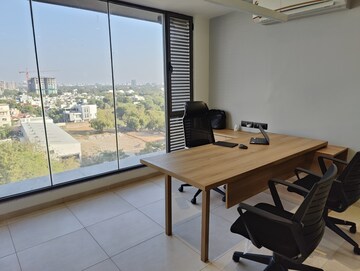 Team Area in  Office Space at Samvaad East Face, Ambli – for Rent