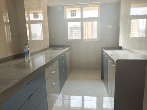 Kitchen in 3 BHK Apartment at Vaibhavlaxmi Queens Glory, Chembur – for Rent