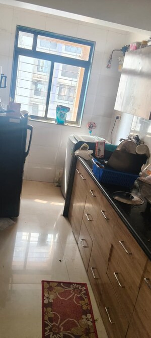 Master Bedroom in 1 BHK Apartment at Puranik Hometown, Ghodbunder Road – for Rent