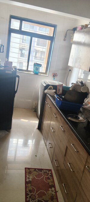 Master Bedroom in 1 BHK Apartment at Puranik Hometown, Ghodbunder Road – for Rent