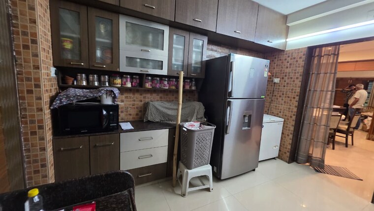 Kitchen, sg highway 3 Bedroom 1850 Sq.Ft. Apartment In Sg Highway Ahmedabad 9562156