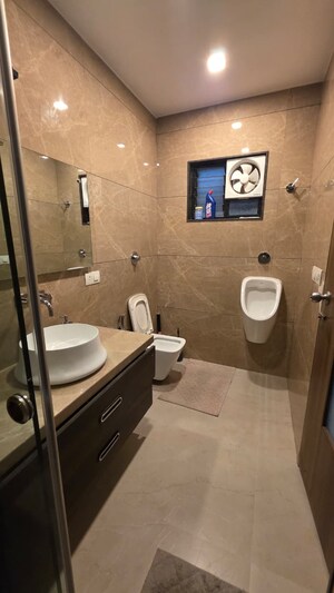Bathroom in 3 BHK Apartment at Sg Highway – for Rent