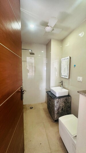 Bathroom in 3 BHK Builder Floor at Saket – for Rent