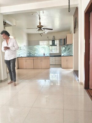 Kitchen in 3 BHK Apartment at Madhav Residency, Aundh – for Rent