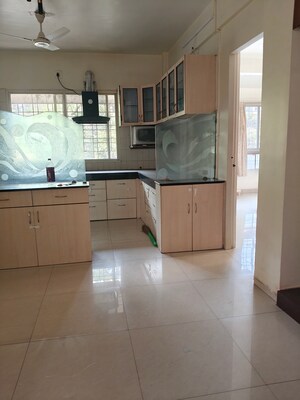 Kitchen in 3 BHK Apartment at Madhav Residency, Aundh – for Rent