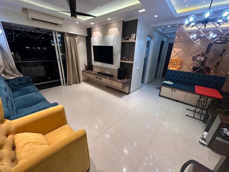 Living Room, courtyard-by-narang-realty-and-the-wadhwa-group 2 Bedroom 720 Sq.Ft. Apartment In Pokhran Road No Two Thane 9562261