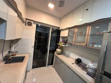 Kitchen in 2 BHK Apartment at Courtyard by Narang Realty and The Wadhwa Group, Pokhran Road No Two – for Rent