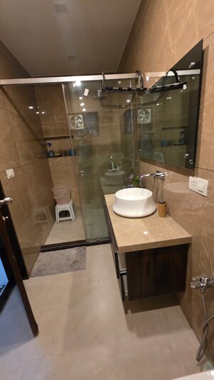 Bathroom in 5 BHK Villa at Sindhu Bhavan Road – for Rent