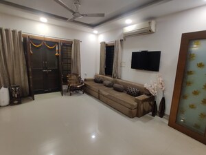 Living Room in 5 BHK Villa at Sindhu Bhavan Road – for Rent