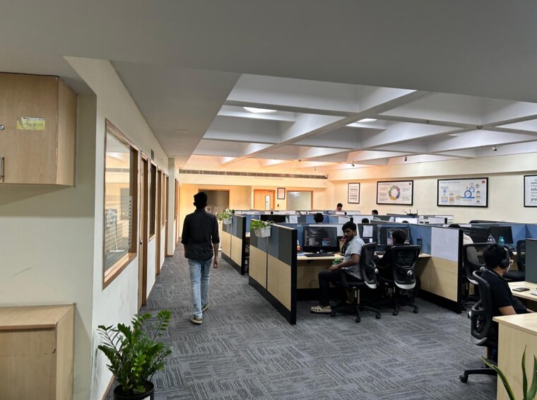 Floor Plan, cyber-tower Commercial Office Space 4300 Sq.Ft. In Madhapur Hyderabad 9562440