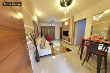 Living Room in 1 BHK Apartment at Ajmera Lugaano, Yelahanka – for Rent