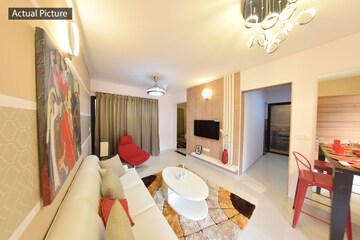 Living Room in 1 BHK Apartment at Ajmera Lugaano, Yelahanka – for Rent