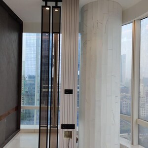 Building Lobby in 4 BHK Apartment at Lodha World One, Worli – for Sale