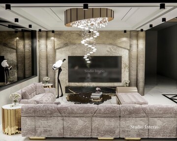 Living Room in 4 BHK Apartment at Unity The Amaryllis, Karol Bagh – for Sale