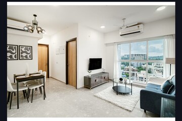 Living Room in 1 BHK Apartment at LnT Veridian, Powai – for Sale