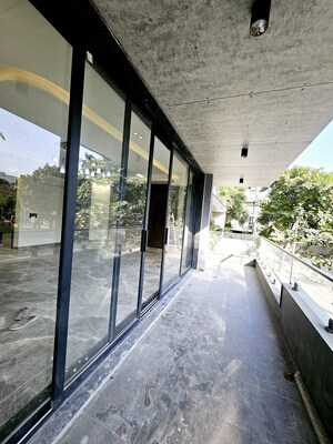 Balcony in 4 BHK Builder Floor at Sushant Lok I – for Sale