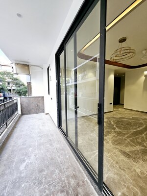 Balcony in 4 BHK Builder Floor at Sushant Lok I – for Sale