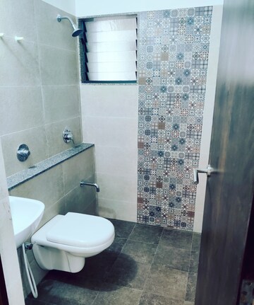 Bathroom in 2 BHK Apartment at Vishwanath Maher Homes 5, Shela – for Rent