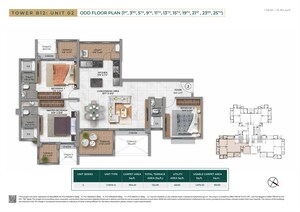 Floor Plan in 2 BHK Apartment at Keshav Nagar – for Sale