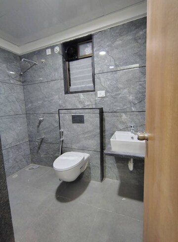Bathroom in 3 BHK Apartment at Gaikwad Nirvanas, Wakad – for Rent