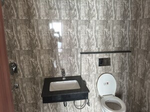 Bathroom in 3 BHK Apartment at Shapoorji Pallonji Joyville Phase 2, Sector 102 – for Rent