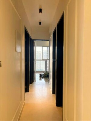 Building Lobby in 3 BHK Apartment at Runwal Sanctuary, Mulund West – for Rent