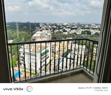 Balcony in 3 BHK Apartment at NCC Nagarjuna Meadows, Yelahanka – for Rent
