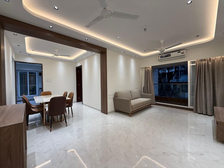 Living Room, harshail-emerald 3 Bedroom 1044 Sq.Ft. Apartment In Malad East Mumbai 9563003