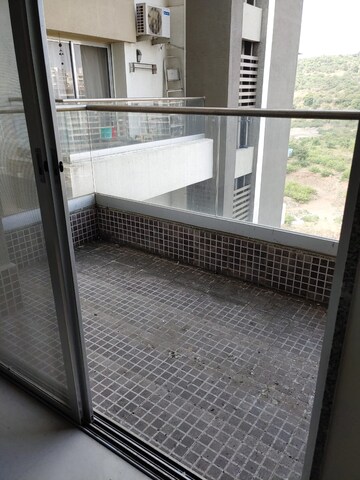 Balcony in 3 BHK Apartment at Axis Paradigm Whistling Meadows, Paud Road – for Rent