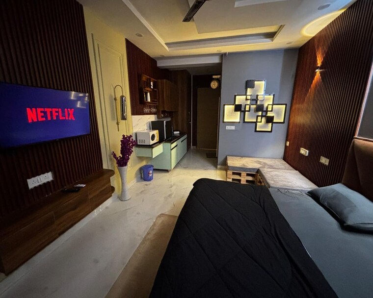 Bedroom, sector 4 greater noida Studio 900 Sq.Ft. Apartment In Sector 4 Greater Noida Greater Noida 9563083