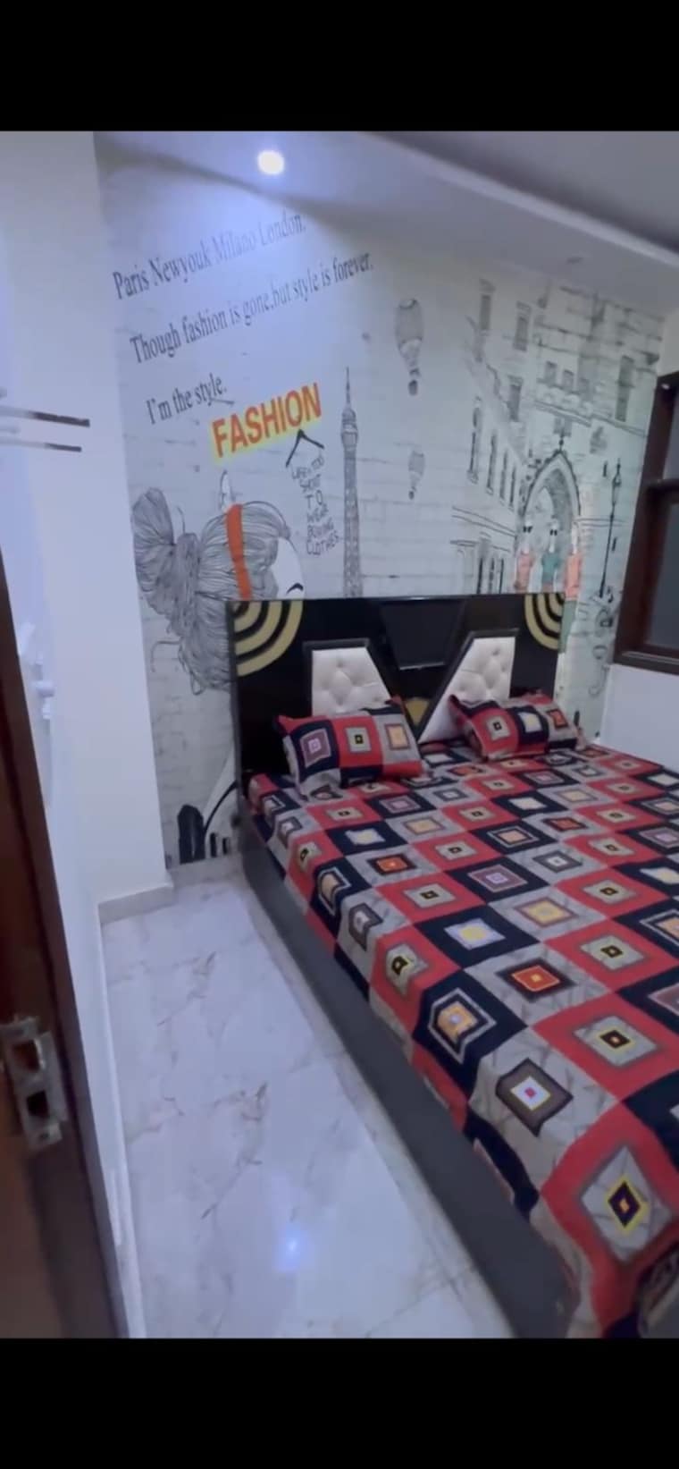Bedroom, uttam nagar 2 Bedroom 80 Sq.Yd. Builder Floor In Uttam Nagar Delhi 9563088