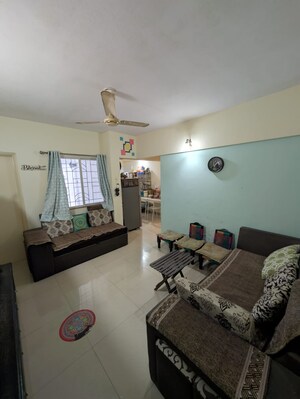 Living Room in 1 BHK Apartment at Yashwin Orizzonte, Kharadi – for Rent