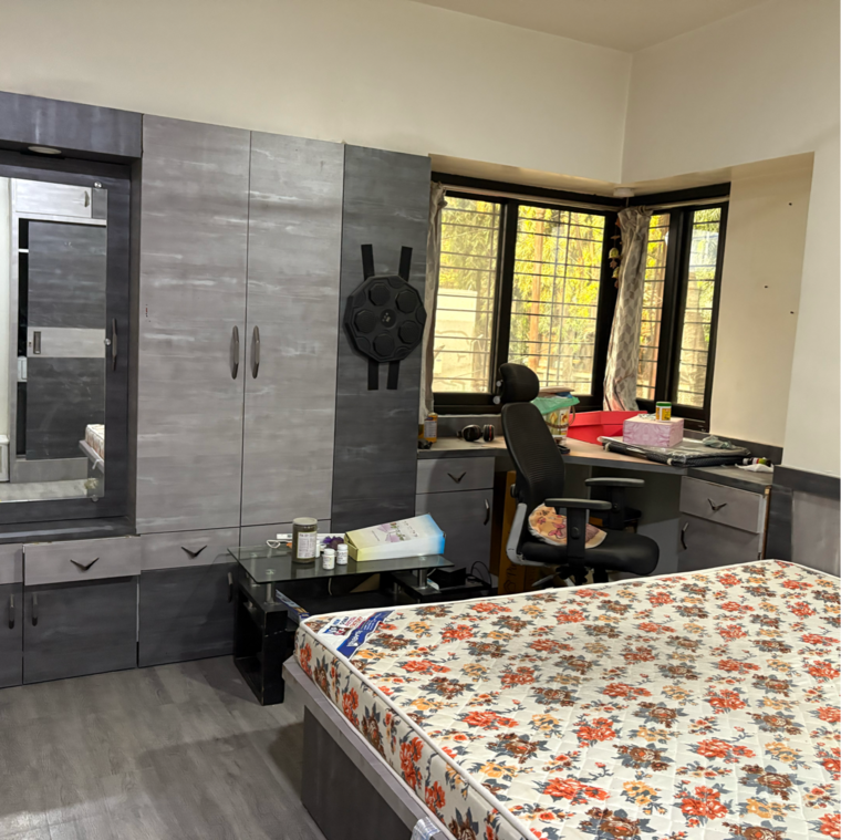 Bedroom, ganesh-vihar-apartments 2 Bedroom 1000 Sq.Ft. Apartment In Bibwewadi Pune 9575711