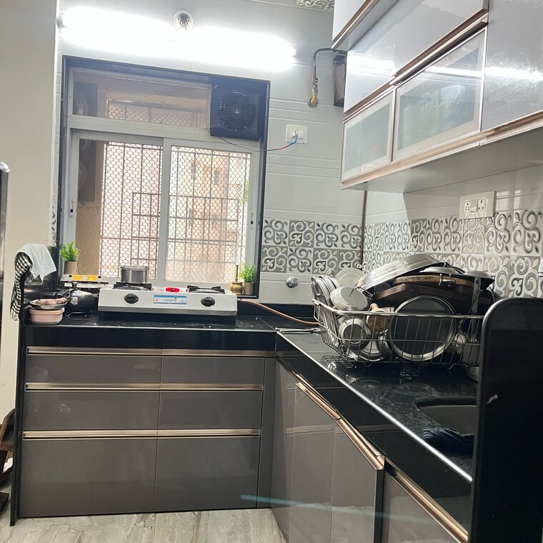 Kitchen, brahmand-phase-8 1 Bedroom 555 Sq.Ft. Apartment In Kiran Mill Colony Thane 9563945