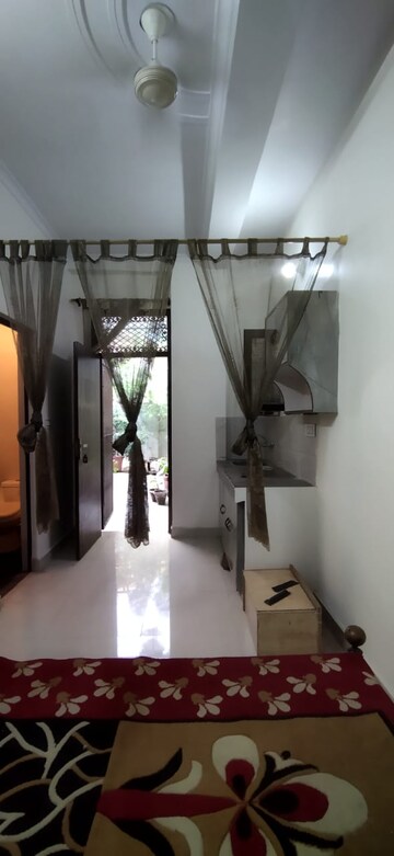 Staircase in 1 RK Apartment at RWA Jasola Sector 8 SFS Flat, Jasola – for Rent