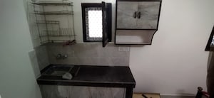 Kitchen in 1 RK Apartment at RWA Jasola Sector 8 SFS Flat, Jasola – for Rent