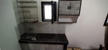 Kitchen in 1 RK Apartment at RWA Jasola Sector 8 SFS Flat, Jasola – for Rent