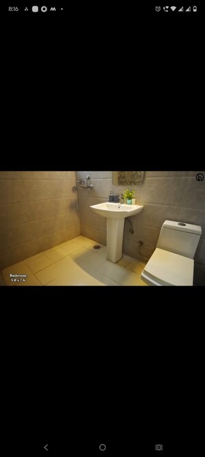 Bathroom in 2 BHK Apartment at Gulshan Bellina, Sector 16 Greater Noida – for Rent